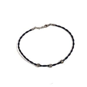 Damiani Metropolitan dream Accessories Bracelet WG750 Black/Silver